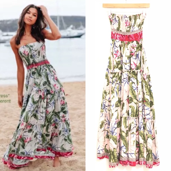 jaase strapless dress